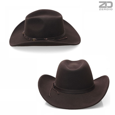 Mũ Cao Bồi Miền Tây Nam Nữ Chất Liệu Lông Dê Nội Mông Cổ MP055