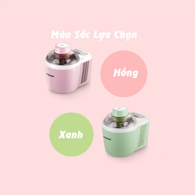 Máy Làm Kem Hoàn Toàn Tự Động Tiross TS9090 (Xanh) - Hàng Chính Hãng