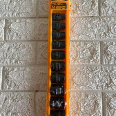 BÔ ĐẦU TUÝP ĐEN 1/2 (CÔNG NGHIỆP) 10 MÓN TOLSEN 18295 - HÀNG CHÍNH HÃNG