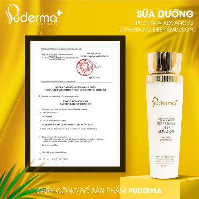 Combo dành cho da khô và da bong tróc: sữa rửa mặt Puderma, toner Puderma, và sữa dưỡng Puderma