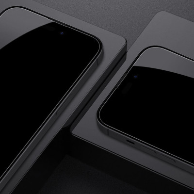 Miếng dán kính cường lực full  3D cho iPhone 14 Pro Max (6.7 inch) hiệu Nillkin Amazing CP+ Pro (Phủ Nano, vát cạnh 2.5D, mỏng 0.33mm) - hàng nhập khẩu
