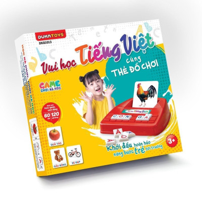 Đồ Chơi DUKA: Vui học Tiếng Việt Cùng Thẻ Đồ Chơi