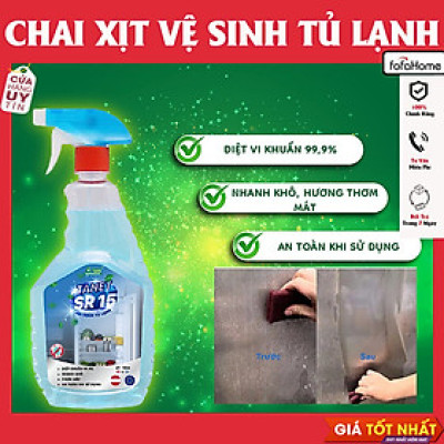 Chai Xịt Làm SạchTủ Lạnh , Lò Vi Sóng SR15 500ml Siêu Hiệu Quả