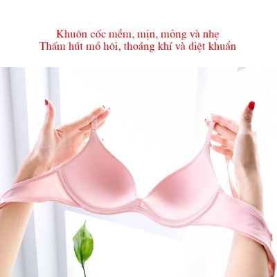 Áo Lót Không Gọng Đệm Mỏng Siêu Mềm Siêu Mịn Siêu Nhẹ Cuộn Gập Không Biến Dạng Phong Cách Nhật Bản Hàng Cao Cấp AL39