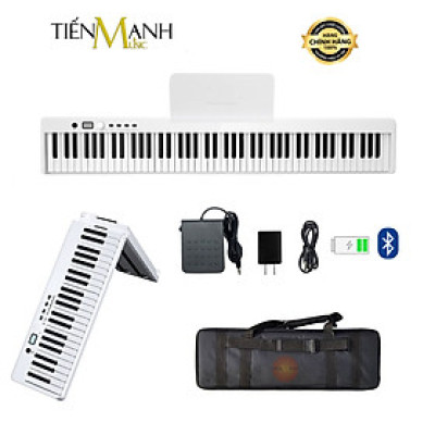 Đàn Piano Điện Gấp Gọn Bora BX20 - 88 Phím Cảm Ứng Lực Có Loa, Kết Nối Bluetooth BX-20 Hàng Chính Hãng - Kèm Móng Gẩy DreamMaker