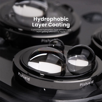 Dán Camera cường lực viền màu chống va đập Zeelot PIshield dành cho iPhone 15 Pro/15 Pro Max - Hàng chính hãng