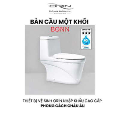 Bàn Cầu một khối nhập khẩu ORIN Bonn