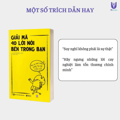Sách - Giải Mã 40 Lời Nói Bên Trong Bạn: Hiểu Và Chiến Thắng Những Suy Nghĩ Tiêu Cực - Bizbooks