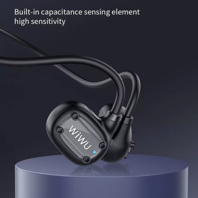 Tai Nghe Không Dây Thể Thao Wiwu Marathon SE Dành Cho Các Thiết Bị Có Bluetooth Chất Lượng Âm Thanh Cao, Uốn Cong 360 Độ - Hàng Chính Hãng