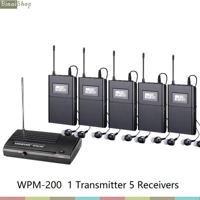 Takstar WPM-100 / WPM-200 / WPM-300 - Tai Nghe Kiểm Âm Không Dây UHF Cho Sân Khấu, Hội Trường, Phòng Thu- Hàng chính hãng