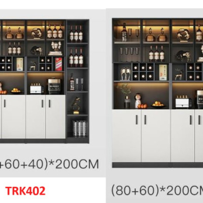 Tủ rượu cánh kính, tủ trưng bày rượu TRK402 - Nội thất lắp ráp Viễn Đông ADV