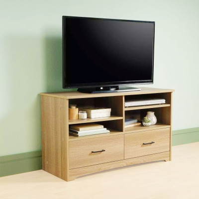 Kệ tivi gia đình bằng gỗ thiết kế thanh lịch SMLIFE Tenku