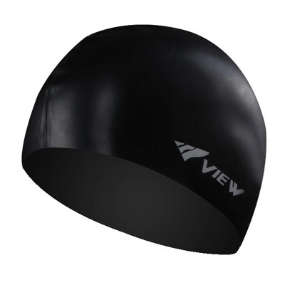 Bộ Kính Bơi VIEW V500S BK (Đen) Chống Sương Mù Chống tia UV Và Nón Bơi View V31(Đen) - Hàng chính hãng 100% sản xuất tại Nhật Bản