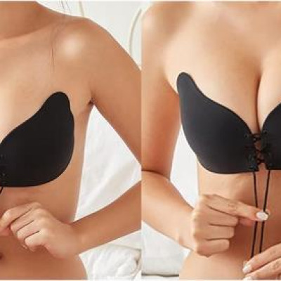 Áo bra dán ngực cánh tiên có dây rút 