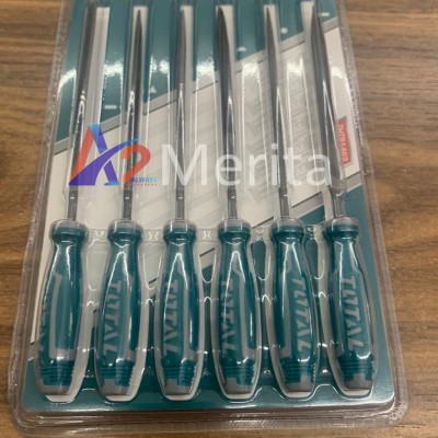 Bộ 6 giũa sắt 140mm Total THT91462