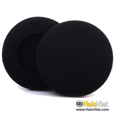 Cặp mút bông 45mm / 50mm / 55mm / 60mm bọc đệm tai nghe chụp tai / trùm đầu / Headphone / Over Ear -  Giúp êm tai, lọc âm & tăng bass
