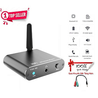 Hàng Chính Hãng - Bộ Thu Bluetooth D300-JA Bluetooth 5.2 Phạm Vi Kết Nối 10m Đa Dạng Kết Nối AUX 3.5mm Optical Coaxial Chế Độ Chuyển Đổi Linh Hoạt Đàm Thoại Rảnh Tay Âm Thanh Hi-Fi Hỗ Trợ Đa Định Dạng SBC AAC aptX-HD Pin Trâu 10 Tiếng Nhỏ Gọn - ROGTZ