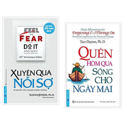 Sách - Combo Xuyên Qua Nỗi Sợ  + Quên Hôm Qua Sống Cho Ngày Mai - First News