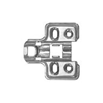 Bản lề giảm chấn Hafele Inox 304 lọt lòng - Cong nhiều - 315.06.752 + Đế bản lề