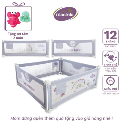 Thanh chắn giường điều chỉnh độ cao Mastela 015 hình dễ thương 2.0M/1.8M
