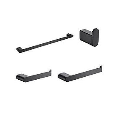 Bộ phụ kiện phòng tắm Hafele - 499.98.350 màu đen (Hàng chính hãng)