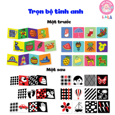 Bộ Thẻ Zigzag Lalala Baby Kích Thích Thị Giác Trí Não Cho Trẻ Sơ Sinh (0-12 Tháng)