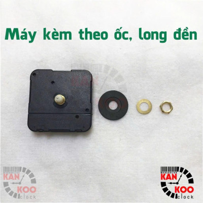 Máy đồng hồ treo tường HR1688-24H độc, lạ -  Máy chạy 1 vòng 24h (không giống các loại máy thông thường 1 vòng chạy 12h)