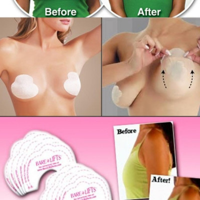 Combo 10 Miếng Dán Nâng Ngực Trong Suốt Bare Lifts