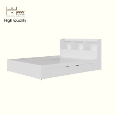 [Happy Home Furniture] WINNI, Giường ngủ 2 ngăn kéo, GNG_142, GNG_143, GNG_144, GNG_145