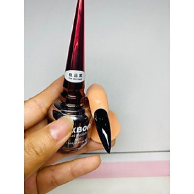 Sơn Gel MXBON Đen, Trắng, Trắng Sữa, Nước Gạo Cao Cấp Chai 15ml Làm Nail, Bóng Mướt, Bám Móng Bền Màu, Lên Màu Chuẩn Cho Nữ Women