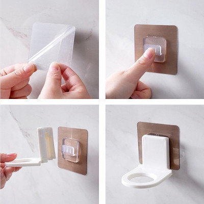 Giá Dán Tường Treo Bình Xịt Rửa Tay, Sữa Tắm, Dầu Gội Trong Phòng Tắm, Sử Dụng Miếng Dán 3M Siêu Chắc, Tiện Lợi. TakyHome 4012