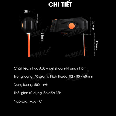 Đèn đuôi xe đạp đường phố với led chảy giọt nước YQ-208 , chống nước, Led COB độ sáng cao, dung lượng pin 500 mAH sạc Type-C sử dụng lên đến 18h tùy chế độ - Mai Lee