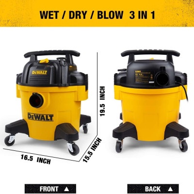 MÁY HÚT BỤI 3 CHỨC NĂNG 3000W (4HP) 23L DEWALT DXV23P - HÀNG CHÍNH HÃNG