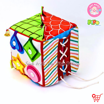 Đồ Chơi Vải - Bộ Hình Khối Luyện Kỹ Năng Cho Bé Từ 6 Tháng - Pipo Vietnam