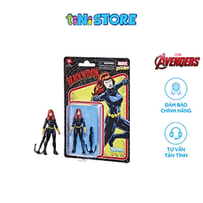 Đồ chơi siêu anh hùng Legends Retro Black Widow 9.5 cm Avengers F3818