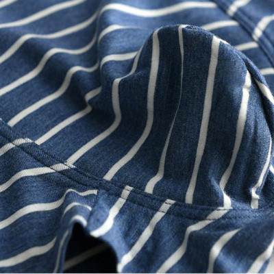 Quần lót nam boxer mềm mịn, sịp đùi nam cao cấp màu sọc trơn lưng thun cạp to co giãn tốt QLB7002