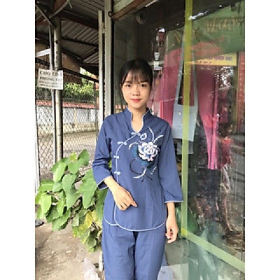 Đồ Lam Đi Chùa # Tàu Xéo Vẽ # Quần Áo Nữ # Đồ Bộ Nữ