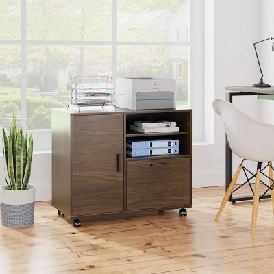 Kệ để máy in gỗ hiện đại SMLIFE Puchiko