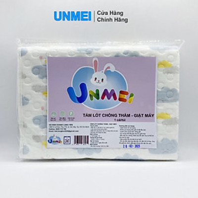 Tấm lót chống thấm trải giường 2 lớp Baby Unmei - 50x70cm (1 Cái/Bịch) Tấm Lót chống Thấm cho Bé