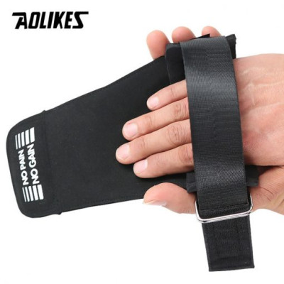 Găng tay tập gym AOLIKES 7639 hở mu bảo vệ lòng bàn tay sport wrist band