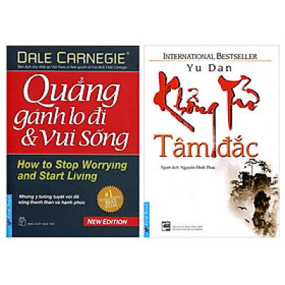 Combo Khổng Tử Tâm Đắc (Tái Bản) + Quẳng Gánh Lo Đi Và Vui Sống (2 Cuốn)