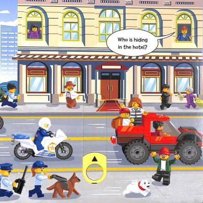 Sách ngoại văn: LEGO City. Police Patrol: A Push, Pull And Slide Book
