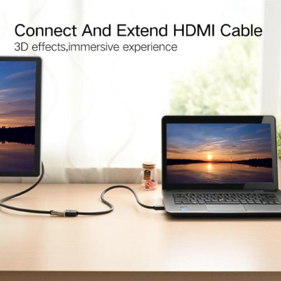 Ugreen UG10141HD107TK 1M màu Đen Cáp tín hiệu HDMI nối dài hỗ trợ 4K x 2K - HÀNG CHÍNH HÃNG