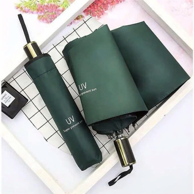 Ô Dù Chống Tia UV Chống Nắng Che Mưa Và Thanh Đỡ Bằng Hợp Kim Nhôm - Gấp Gọn Dễ Dàng- Hàng Chính Hãng ( Giao màu ngẫu nhiên)