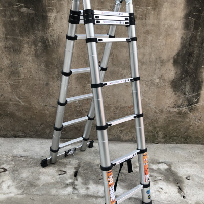 Thang nhôm rút gọn chữ A NINDA ND38AI- Hàng chính hãng