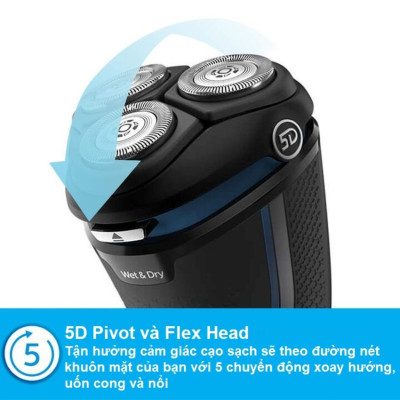 Máy cạo râu khô và ướt cao cấp, thương hiệu Hà Lan Philips S3206/09 - Hàng Chính Hãng ( Bảo Hành 24 tháng)