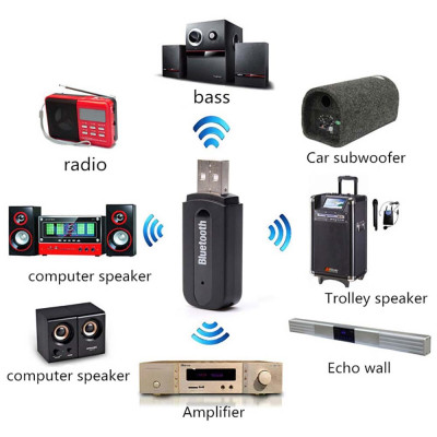 Usb Bluetooth Audio BT 163 HJX-001 Chuyển Loa Thường Thành Loa Bluetooth - Hàng Nhập Khẩu