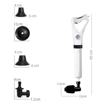 Dụng cụ thông tắc bồn cầu, cống bằng khi nén áp lực siêu mạnh