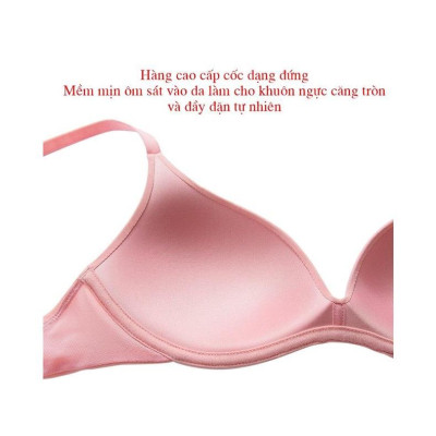 Áo Lót Không Gọng Đệm Mỏng Siêu Mềm Siêu Mịn Siêu Nhẹ Cuộn Gập Không Biến Dạng Phong Cách Nhật Bản Hàng Cao Cấp AL39