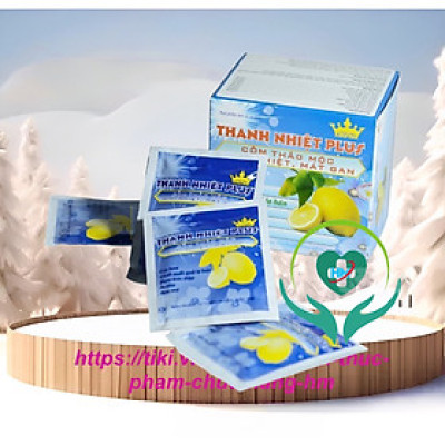 Cốm Thảo mộc Kingphar Thanh nhiệt plus, hộp 6 gói *7g, làm mát gan, giải độc, thanh lọc cơ thể